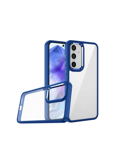 Galaxy A05s Kılıf Zore Flora Kapak Mavi