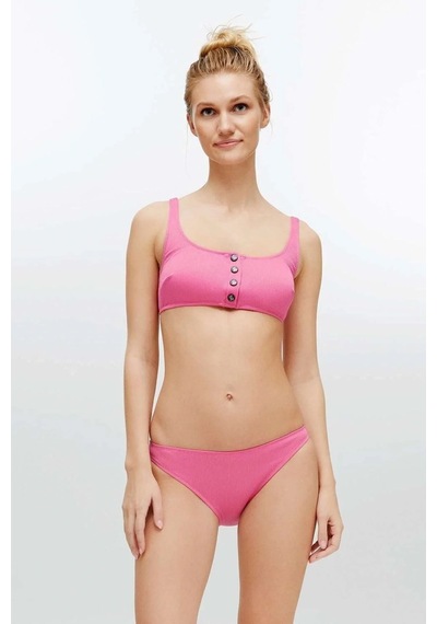U.S. Polo Assn. Kadın Pembe Bikini Takım Pembe