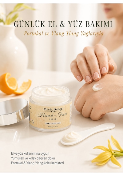 Minia Bahçe Portakal & Ylang Ylang El ve Yüz Kremi 50 ML