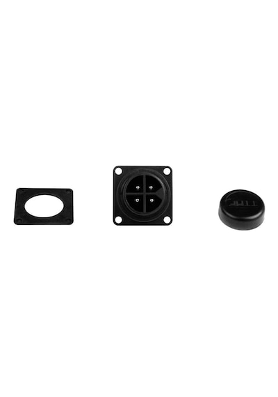 Wpp-0400m25 4pin Vidalı Erkek Panel Tip Ip68 Konnektör Ttf