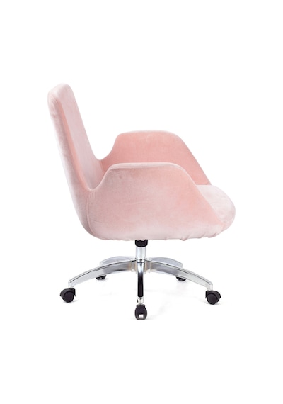 Mollis Y Kumaş Çalışma Koltuğu Pembe Mollis Y Kumaş Çalışma Koltuğu Pembe