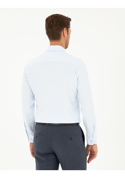 Pierre Cardin Erkek Açık Mavi Gömlek Desenli 50282965-vr003 Açik Mavi