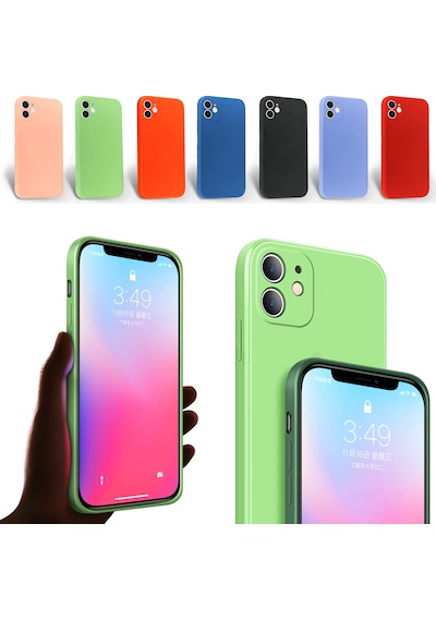 Apple Uyumlu iPhone 11 Kılıf Kamera Korumalı Lansman Silikon Kapak