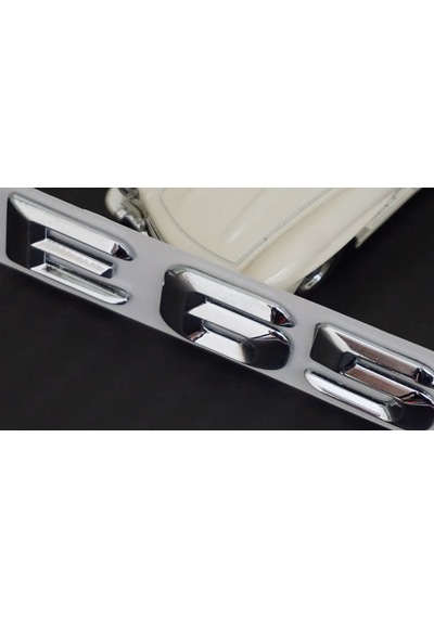 E65 Bagaj Krom Metal 3M 3D Yazı Logo