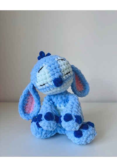 Stitch Peluş Oyuncak Mavi - Pembe