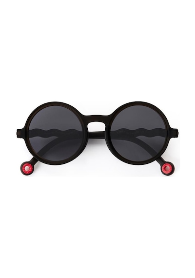 Olivio&co Classic Round Çocuk Güneş Gözlüğü - Squid Black Çok Renkli