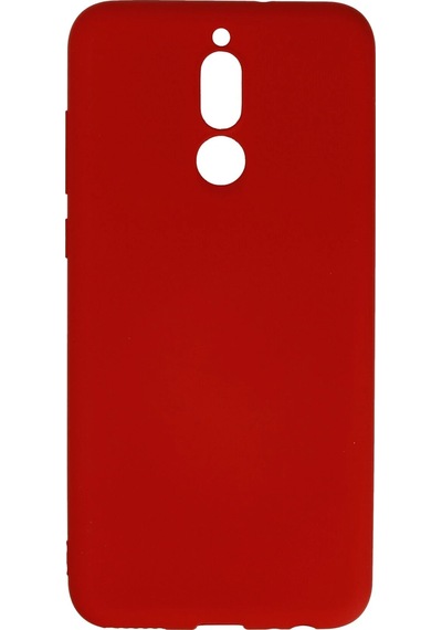 Newface - 87 - Huawei Mate 10 Lite Kılıf Nano İçi Kadife Silikon - Csmo-tex - - Kırmızı