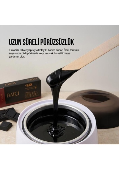 Batçı Çikolata Şekilli Yeni Nesil Kırılabilir Tablet Siyah Kalıp Ağda 500 Ml