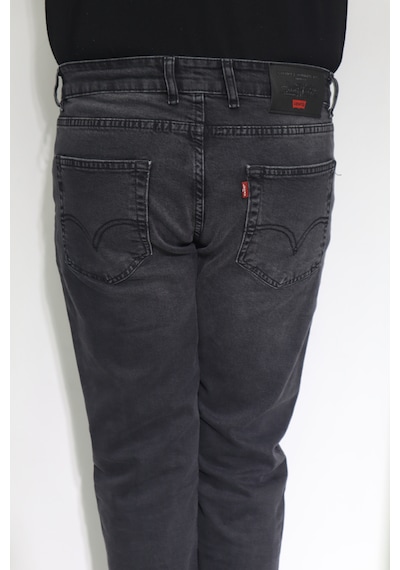 Denim Cartel Dmctekstil Erkek 939 Füme Normal Bel Dar Kesim Boru Paça Jean Pantolon