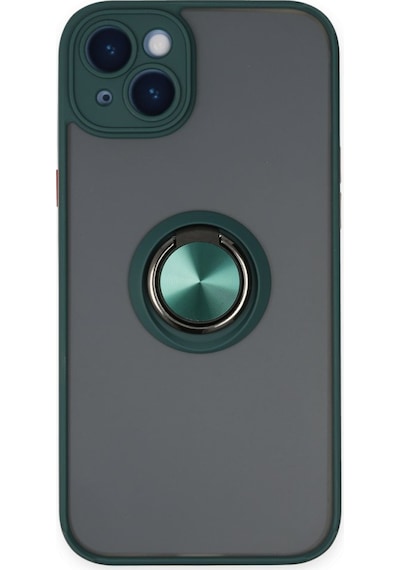 Nihcase Apple Uyumlu iPhone 13 Mini Kılıf Montreal Mat Yüzüklü Kapak