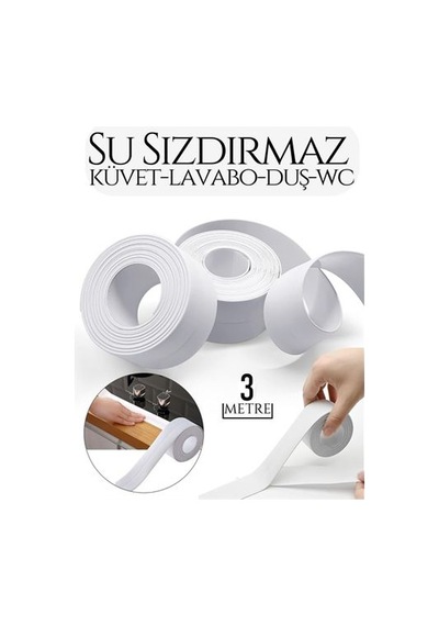 Su Geçirmez Küvet Lavabo Duş Bandı 3 Metre Flexia Design 716468