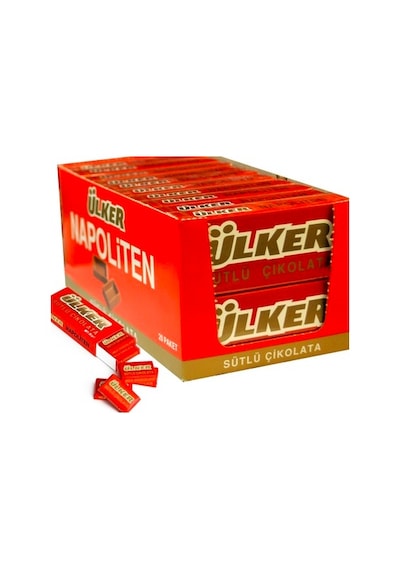 Ülker Napoliten Sütlü Çikolata 40 x 33 G