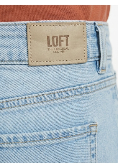 LOFT Comfort Straight Regular Fit Kadın Pantolon Lf2042526 Q1.v1 Denim
