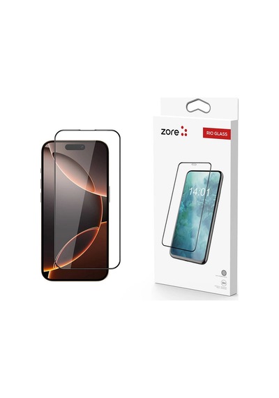Apple iPhone Uyumlu 16 Pro Zore Rio Glass Cam Ekran Koruyucu