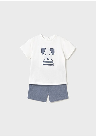 Mayoral Yazlık Erkek Bebek T-shirt Şort 2'li Set