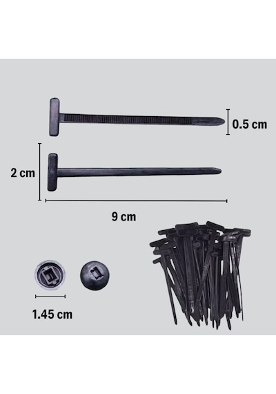 Plastik Bağlantı Elemanları 30lu Set 5570 Diğer