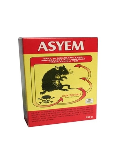 Asyem Buğday Fare Zehiri 250 Gr
