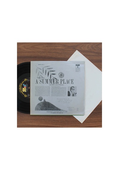 Billy Vaughn And His Orchestra Theme From A Summer Place 10'' Plak