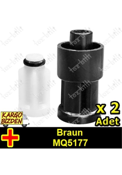 Braun Uyumlu Mq5177 Blender Kavrama Parçası + Motor Dişlisi 2Li (480280810)
