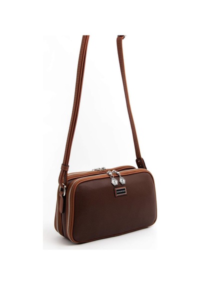 Silver Polo Sp899 Kadın Çapraz Çanta Petek Kahve-taba