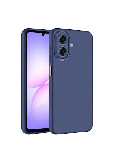 Samsung Galaxy Uyumlu   A07 4g Nano İçi Kadife Silikon - Lacivert