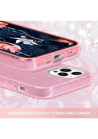 Apple Uyumlu  iPhone 12 Pro Max Kilif ???Zore Eni Parildayan Tasli Kilif 462290412