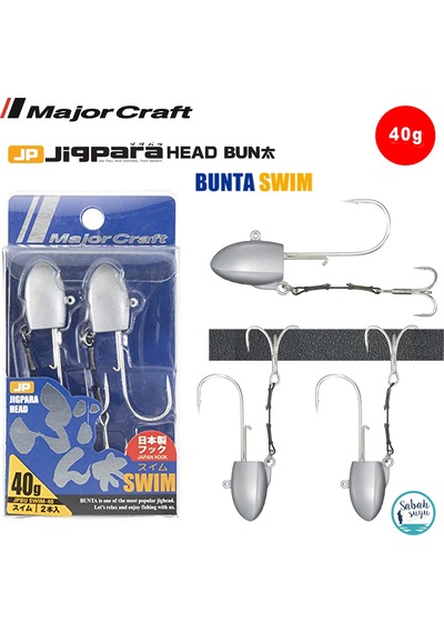 Major Craft Jigpara Head Bun Jpbu-swım 40gr 5/0