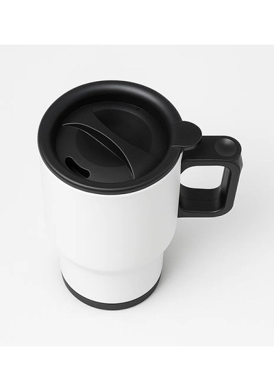 Bk Gift Kişiye Özel İsimli Fotoğraflı Kulplu Beyaz Çelik Bardak Termos Mug 450ml-2, Sevgiliye Hediye, Arkadaşa Hediye, Eşe Hediye