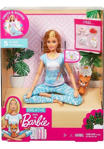 Barbie Nefes Egzersizi Bebeği Gnk01