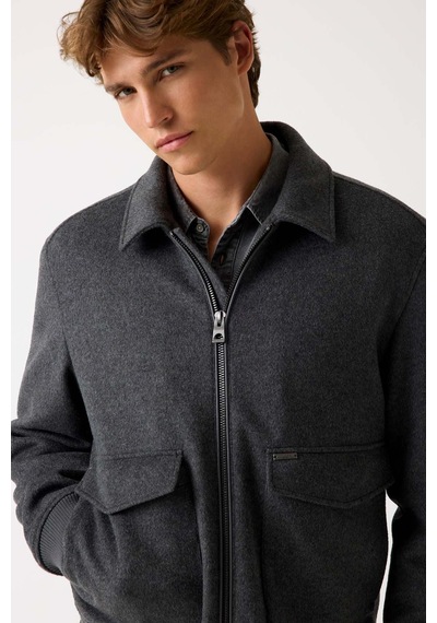 Guess Erkek Yün Karışımlı Ceket M5bl2kw0682 Siyah