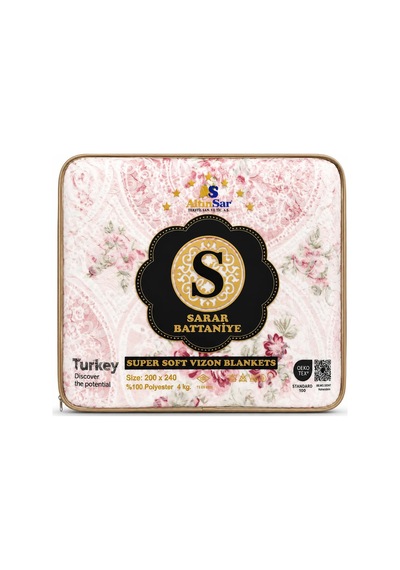 Sarar 4kg Kabartmalı Emboss Battaniye Çift Kişilik 200x240 3