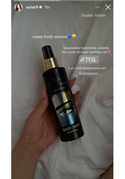 Eda Taşpınar Squat Aslı Atil Collection Vücut Spreyi 200 ML