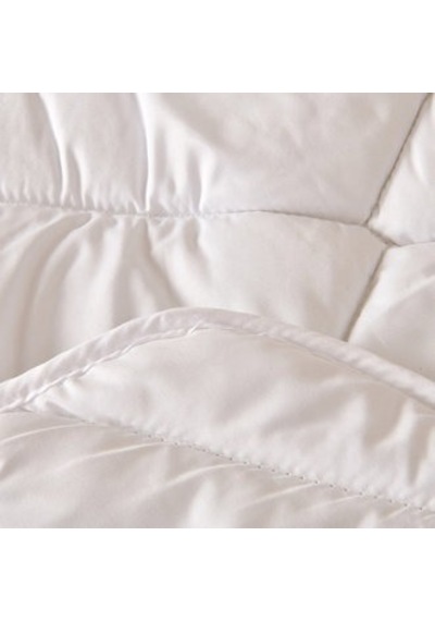 Soft Çift Kişilik İnce Microfiber Yorgan - Beyaz - 195x215 Cm Çok Renkli