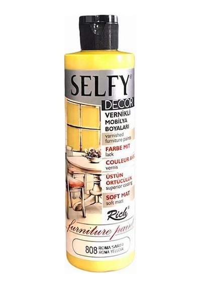 Rich Selfy Decor Vernikli Boya Roma Sarısı 240Cc
