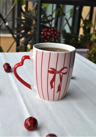 1 Adet Kurdeleli Kupa Seramik Çay Kahve Kupası 330 Ml Kurdele Sevgililer Günü Gümüş