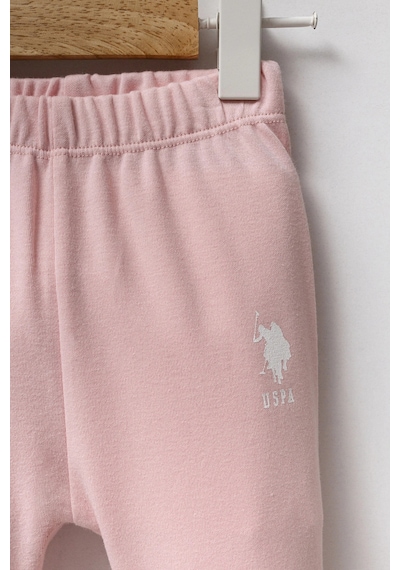 U.S. Polo Assn. U.s.polo Assn Kız Bebek 2li Takım - Beyaz Beyaz