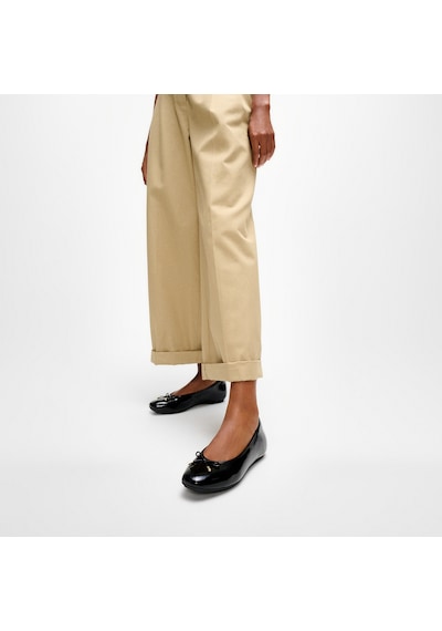 001 Black Babet Kadın Diğer A0k-001/e19 Fitflop Delıcato Bow Soft Leather Ballet Flats siyah