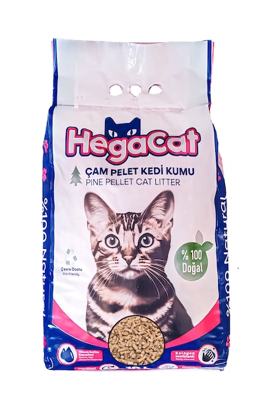 Hegacat Çam Pelet Kedi Kumu 10 L