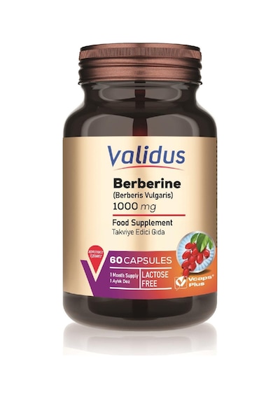 Berberin Berberis Vulgaris 1000 Mg 60 Capsules