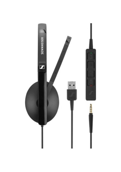 Sennheiser SC-135 USB CTRL Tek Taraflı USB Kablolu Kulak Üstü UC Kulaklığı