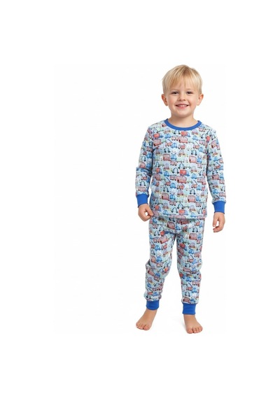 Sea Bubbles Arabalı Çocuk Pijama Takımı 001