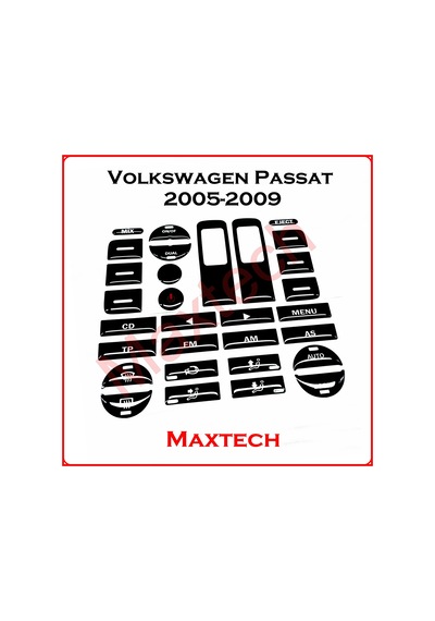 Volkswagen Passat Teyp Tuş Takımı Pianoblack 2005-2009