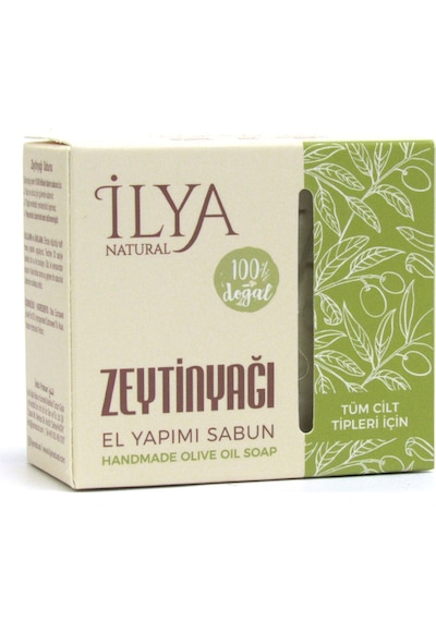 İlya Natural Zeytinyağı Özlü Hatay'ın %100 Doğal El Yapımı Banyo Sabunu 100 G