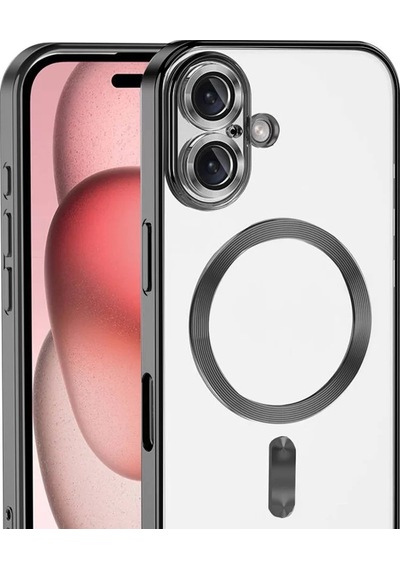 Newface Apple İphone 17 Kross Magneticsafe Kapak - Siyah Beyaz