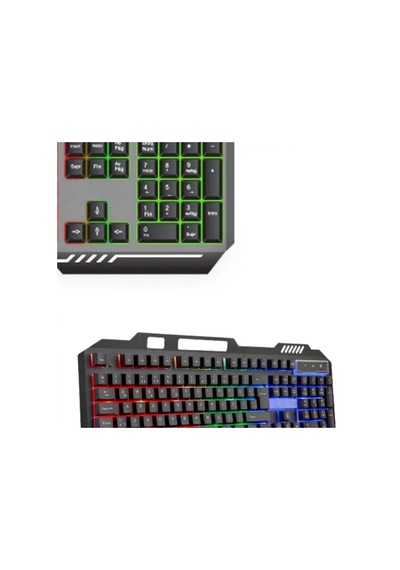 Rgb Işıklı Gaming Oyuncu Klavye Q Klavye Mouse li 11476032