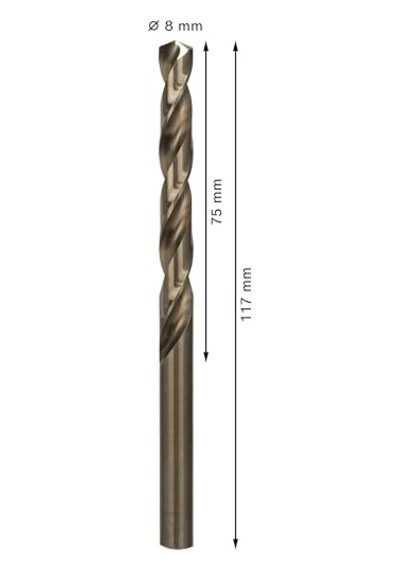 Professional Pro Metal Matkap Hss-cobalt 5 Adet , 2608585894, 0 Watts, 0 Volts
