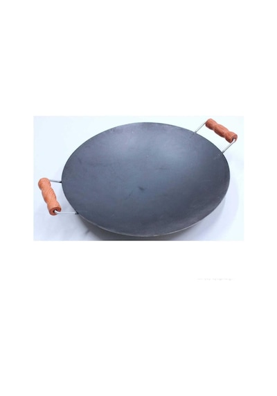 Ayrex Feris Kavurma Sac 40 Cm Çift Taraflı Saç Kavurma Gözleme Sacı Ahşap Kulp Fr40 Diğer