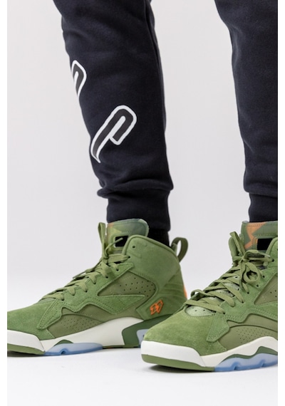 Nike Air Jordan Mvp Unisex Leather Basketball Shoes Green Hakiki Deri Unisex Basketbol Ayakkabısı Yeşil
