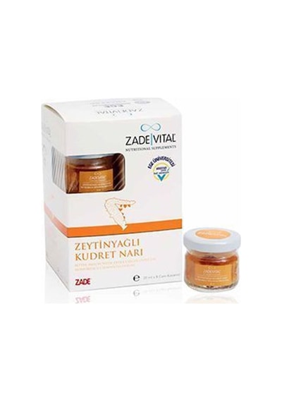 Zade Vital Zeytinyağlı Kudret Narı 20Mlx8 Cam Kavanoz