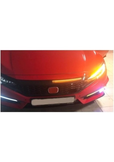 Honda  Cıvıc Fc5 2016-2020 Ön Panjur  Ledı